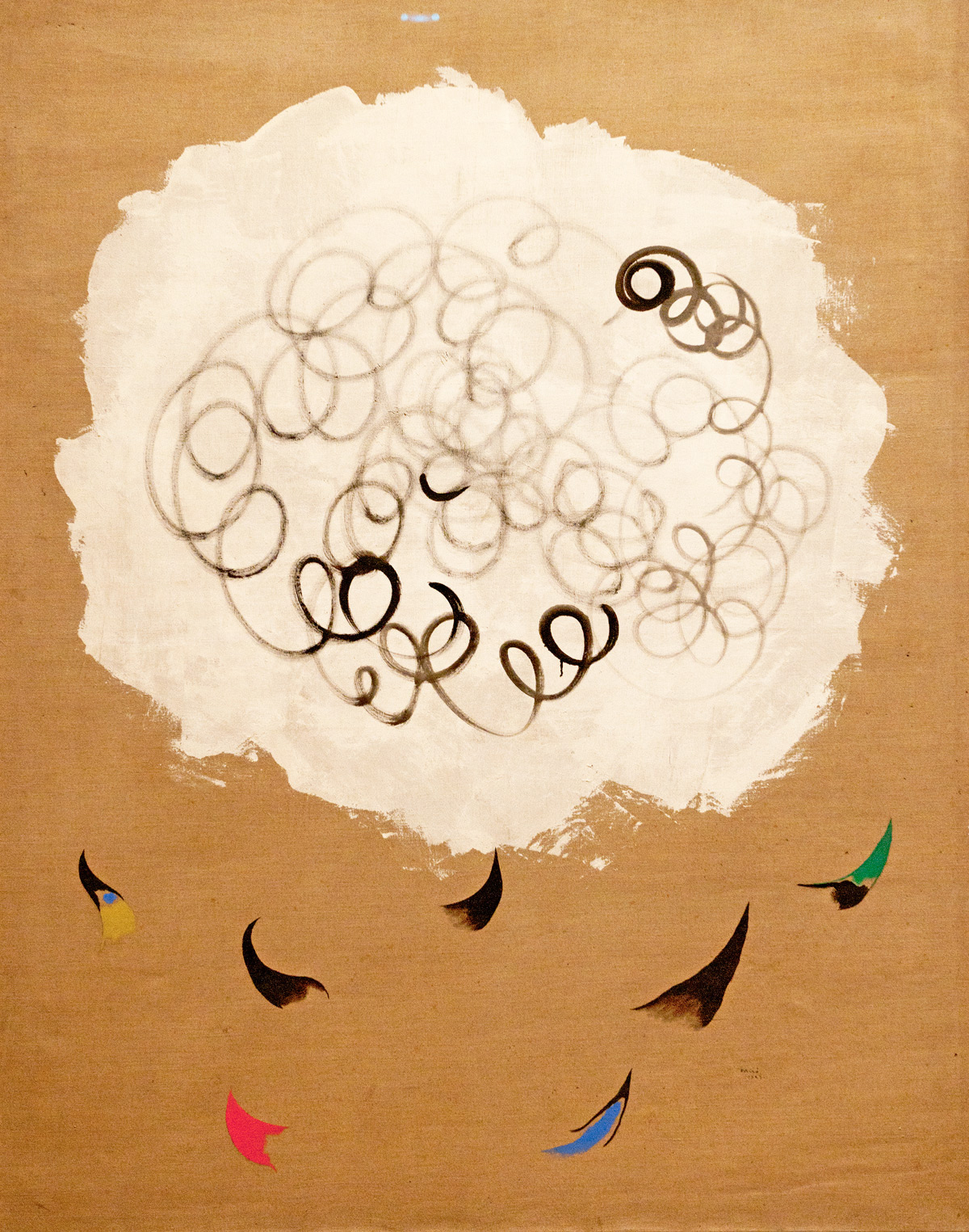 28.12.2013 Nuage et Oiseaux (Cloud and Birds) 1927 Joan Miró, Spanish, 1893–1983